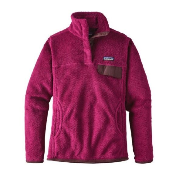 Patagonia Sweaters - Patagonia Womens Re-Tool Snap-T Fleece Pullover Sweater Berry Pink Sz S